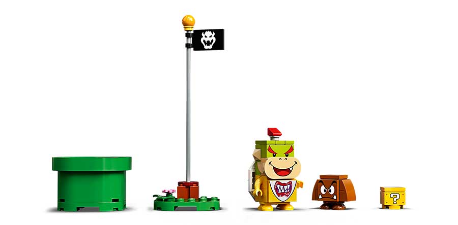 Lego y Nintendo se han aliado para crear este set de bloques para armar de Super Mario Bros. Foto: Lego.com