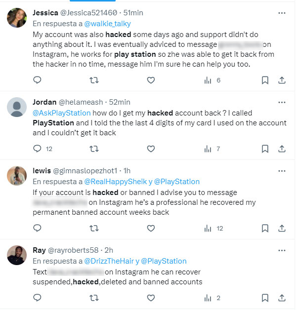 Varias cuentas falsas en Twitter aprovechan para redirigir a usuarios a cuentas que podrían terminar afectando sus propiedades digitales.