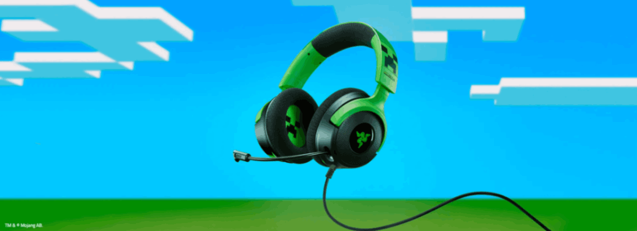 Headset Minecraft. Foto: Razer